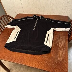 Footjoy Dryjoys Windbreaker Men’s XL Golf Rain 1/2 Zip Pullover Jacket